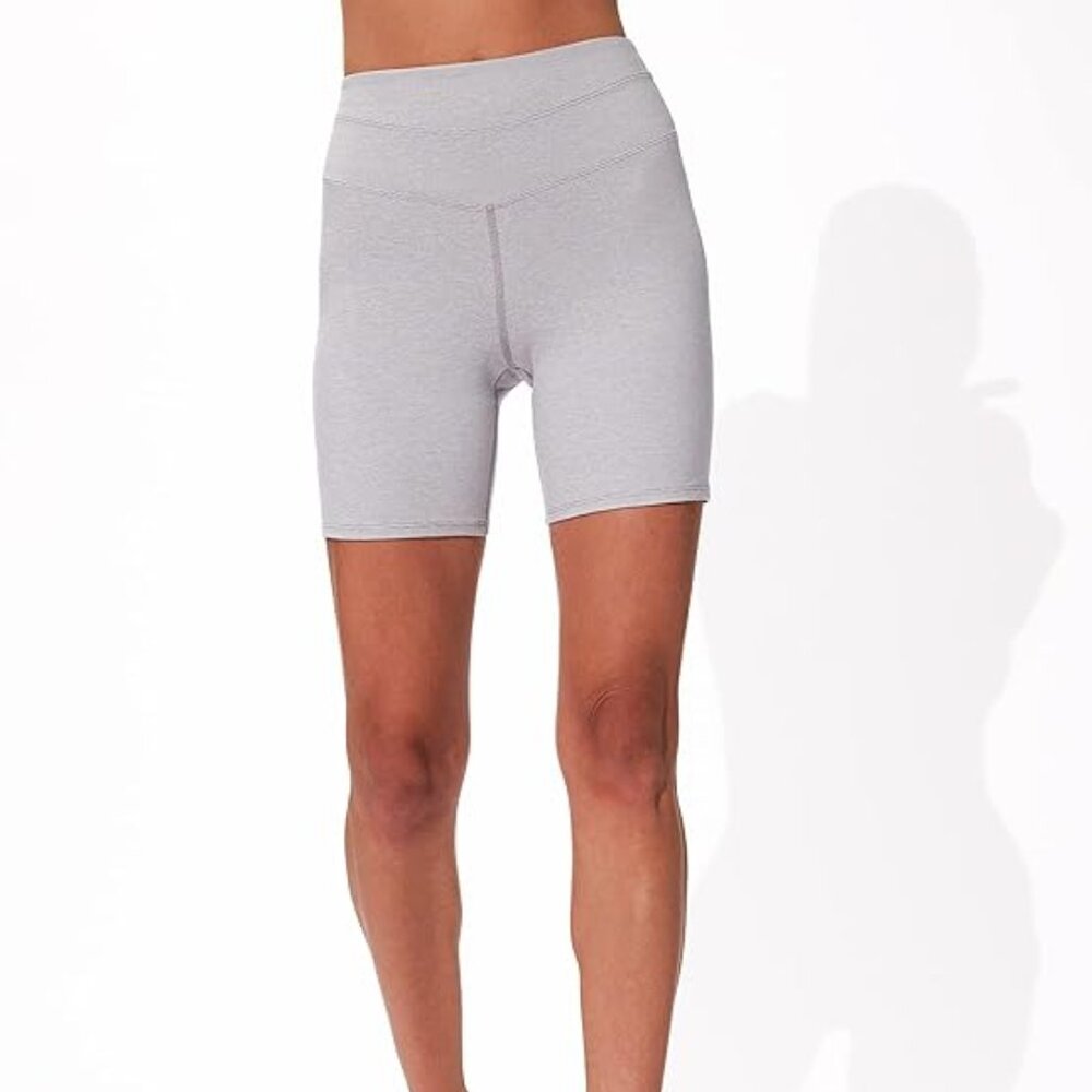 Size XS EleVen by Venus Williams Power Biker Women's, Cloud Grey Biker Shorts